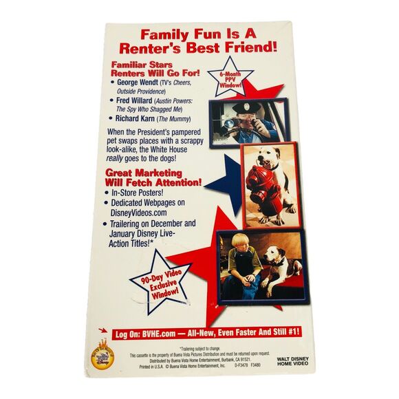 Vintage Disney The Pooch and Pauper VHS Screener Demo Sealed Screening New Rare - Picture 2 of 8